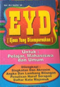 Image of Cerdas Berbahasa Indonesia E.Y.D : Ejaan Yang Disempurnakan